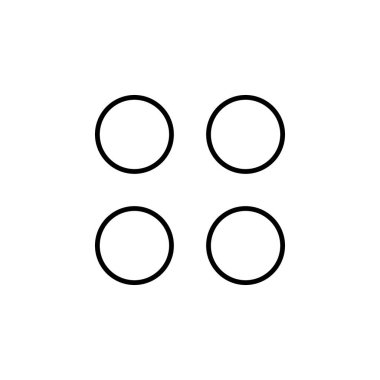 Menü Yönlendirme Listesi Simge Vektörü