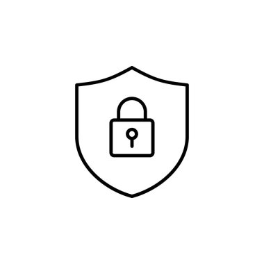 Güvenlik Koruması Simge Vektörü