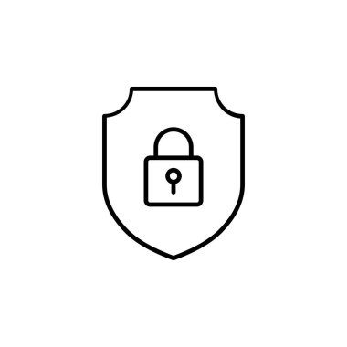 Güvenlik Koruması Simge Vektörü