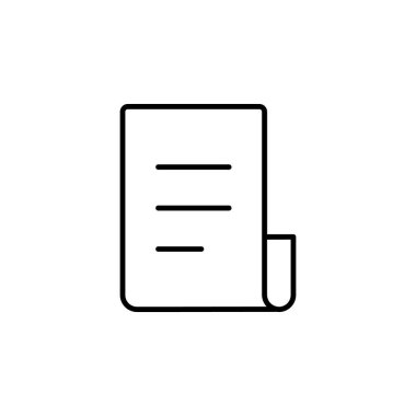 Fatura Faturası Simge Vektörü