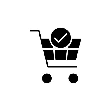 Çıkış Ödeme Alışveriş Simgesi Vektörünü Kontrol Et