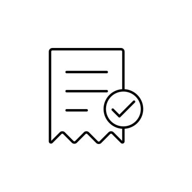 Fatura Faturası Alma Simgesi Vektörü