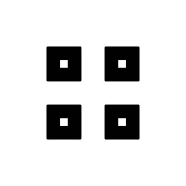 QR Kod Tarayıcı Simgesi Vektörü