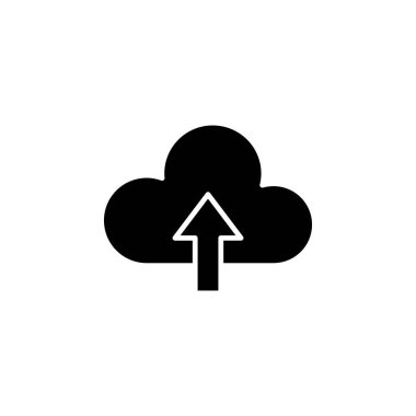 Bulut Gönderme Veri Simgesi Vektörü