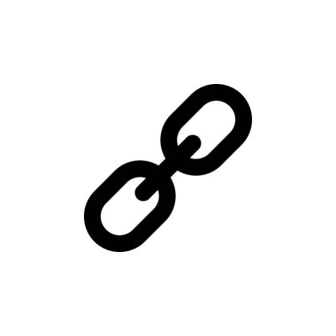 Bağlantı Zinciri Bağlantısı Simgesi Vektörü