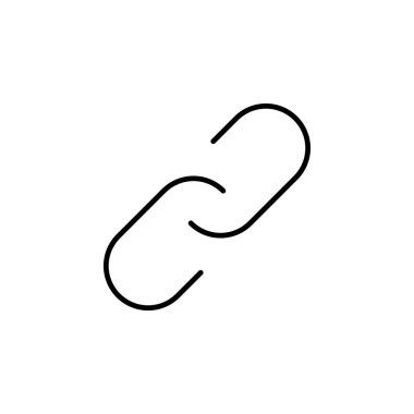 Bağlantı Zinciri Bağlantısı Simgesi Vektörü