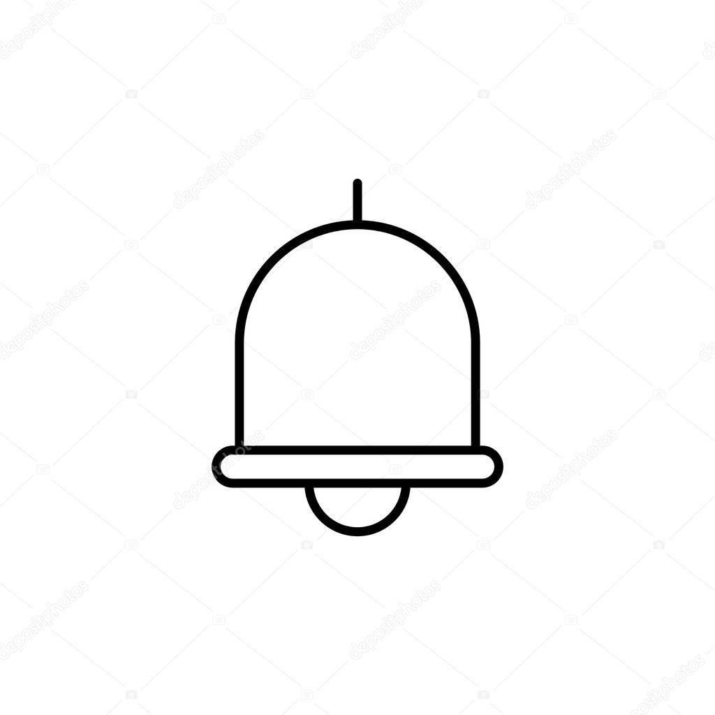 Notification Bell Alert Icon Vector