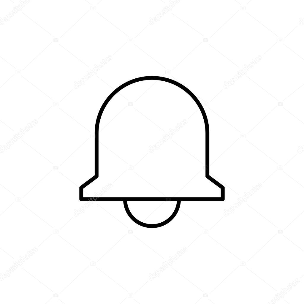 Notification Bell Alert Icon Vector