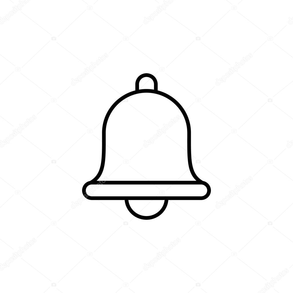Notification Bell Alert Icon Vector