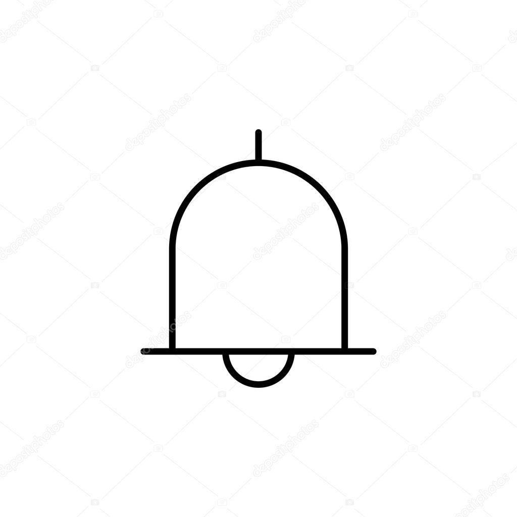 Notification Bell Alert Icon Vector