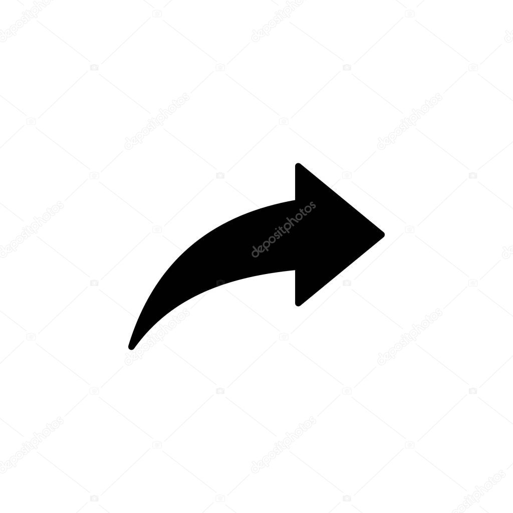 Forward Next Proceed Icon Vector