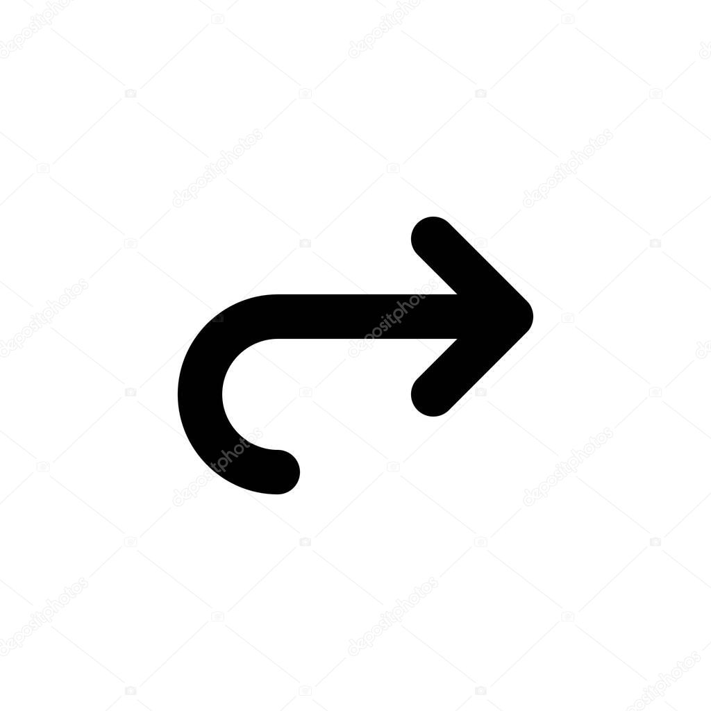 Forward Next Proceed Icon Vector