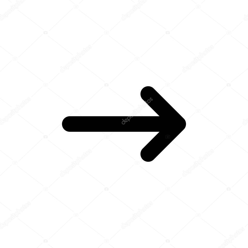 Forward Next Proceed Icon Vector