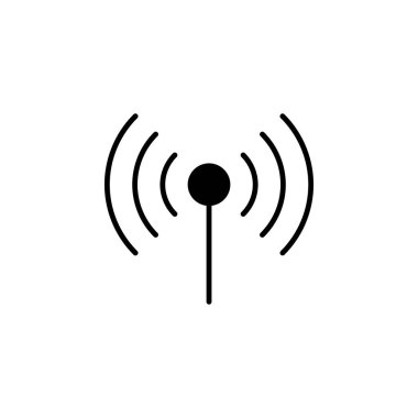 Sinyal Ağı İletişim Simgesi Vektörü