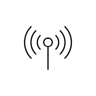 Sinyal Ağı İletişim Simgesi Vektörü