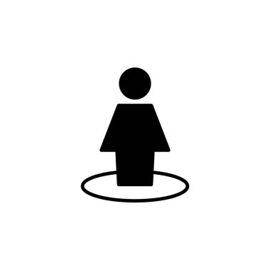 Position Nearby Location Icon Vector