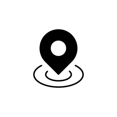 Position Nearby Location Icon Vector