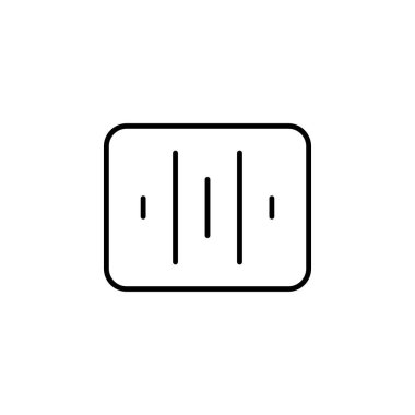 Ses Dalgası Ses Simgesi Vektörü