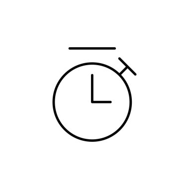 Stopwatch Zamanlayıcı Zaman Simgesi Vektörü