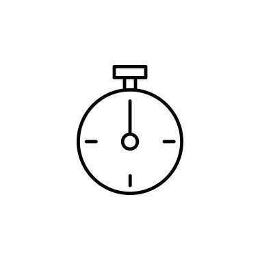 Zamanlayıcı Saati Geri Sayım Simgesi Vektörü