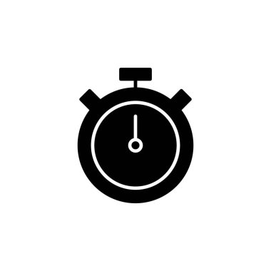 Zamanlayıcı Saati Geri Sayım Simgesi Vektörü