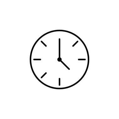 Saat Zamanlayıcısı Simge Vektörü