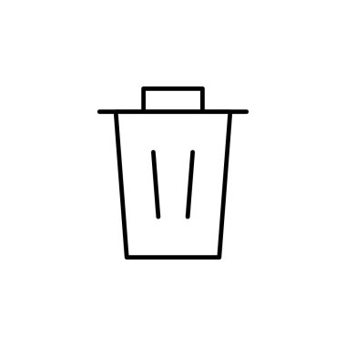 Çöp Sil Simge Vektörünü Sil