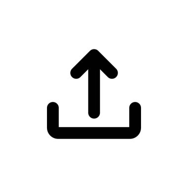 Giden Kutusu İleti Simgesi Vektörü Gönder