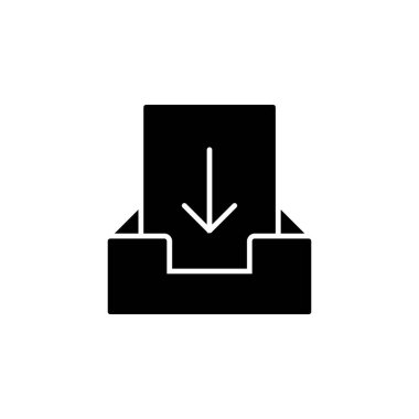 Gelen Posta İletisi Simgesi Vektörü