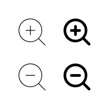 Satır ve Solid Biçiminde Simge Koleksiyonunu Büyüt ve Uzaklaştır