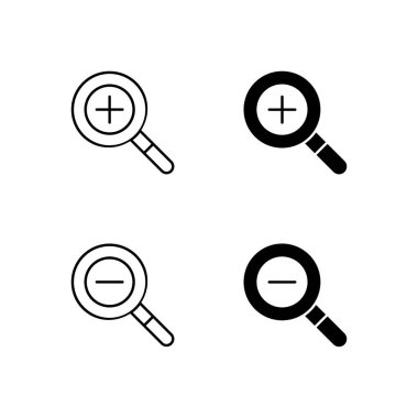 Satır ve Solid Biçiminde Simge Koleksiyonunu Büyüt ve Uzaklaştır