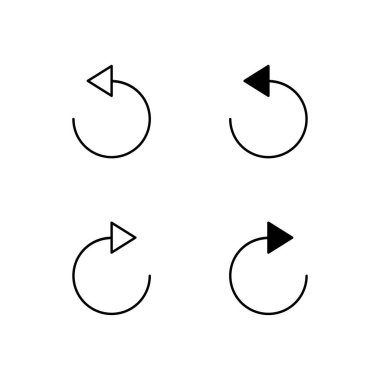 Satır ve Solid Biçiminde Simge Koleksiyonunu Geri Al ve Yenile