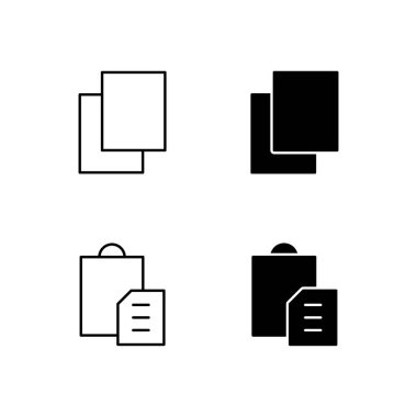 Simge Koleksiyonunu Satır ve Solid Biçimine Kopyala ve Yapıştır