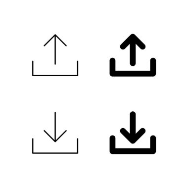 Simge Koleksiyonunu Satır ve Solid Biçiminde Yükle ve İndir
