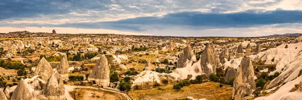 Panoramisch Uitzicht Love Valley Goreme Turkije Goreme Staat Bekend Zijn — Stockfoto