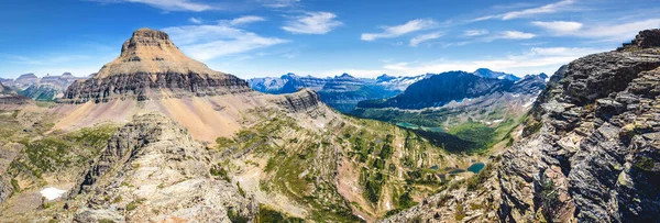Panoramic View Reynolds Mountain Peak Twin Lakes Valley Fusillade Mountain — Stock Photo, Image