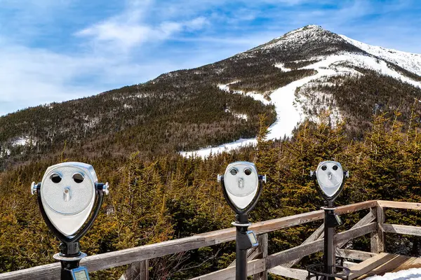 Coin Operated Binoculars Whiteface Ski Resort Upstate New York — Stock Photo, Image
