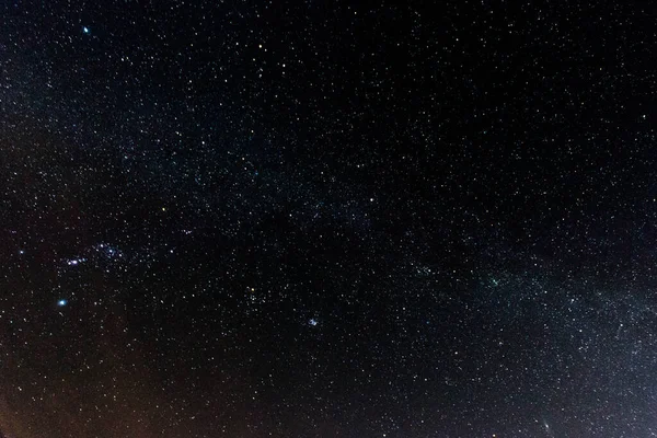 Céu Sem Nuvens Noturno Você Pode Ver Estrelas Brilhantes Formando — Fotografia de Stock