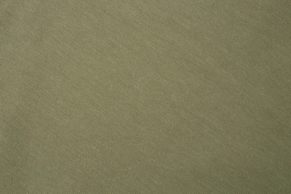 Olijfkleur Blanco Stof Textuur Close Patroon Sjabloon — Stockfoto