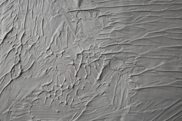 流体灰色のレリーフ背景 波状の石膏背景 筆致で抽象的な背景 — ストック写真