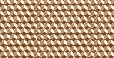 Kare ya da elmas şekilli kusursuz desen desen desen doku, altın rengi soyut  