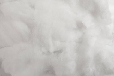 Tam kare tıbbi pamuk iplikleri, yumuşak odaklı fotoğrafçılık dokuyu kapat 