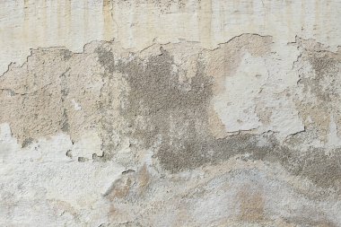 Eskimiş duvar boyası, eski alçı bozan soyut fon.