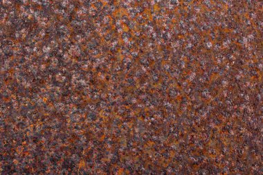 Paslı çelik plaka, yıpranmış metal arka plan, kapat  