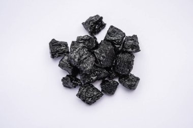 Shilajit is an ayurvedic medicine found primarily in the rocks of the Himalayas. selective focus