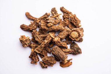 Ayurvedic güçlü bitki musli aynı zamanda Safed Moosli veya Swetha Musli olarak da bilinir.