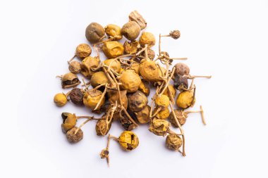 Ayurvedic Choti Kateli also known as Kantkari or Solanum Surattense dried and powder form