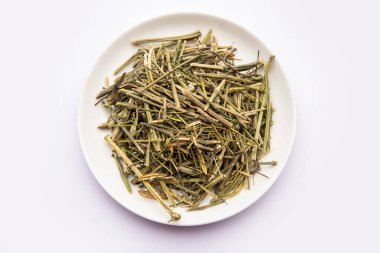 Ayurvedic Dry Kiratatikta or Swertia chirata or Gentianaceae herb used in the various treatments