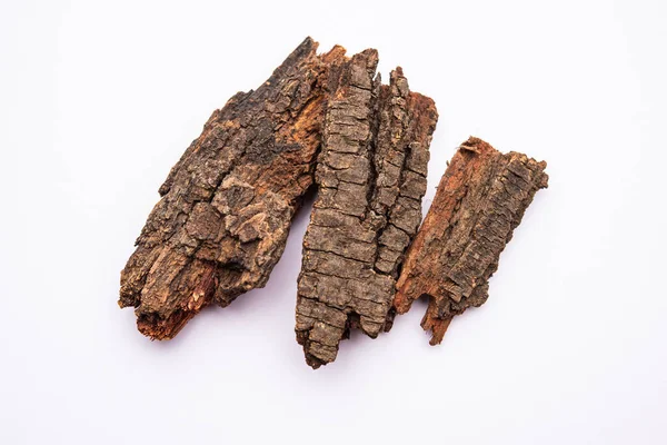 stock image Babul Chaal or Acacia Bark also known as Vachellia,Nilotica bark,Kikar Chaal, Gum Arabic Tree Bark