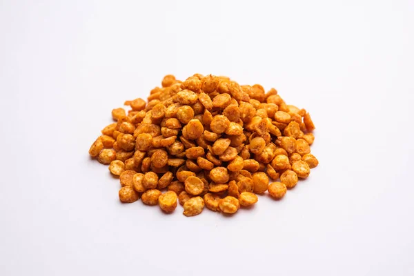 Fried Spicy Chana Dal Masala Namkeen Popular Chakna Recipe Served — Stock Photo, Image